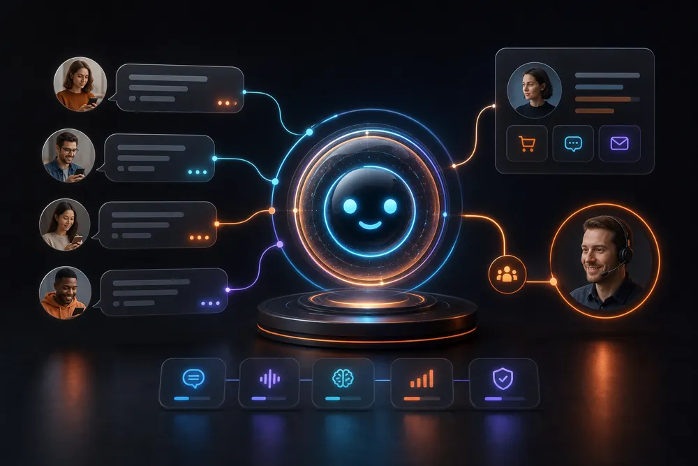 AI customer support agent by The House of Solutions